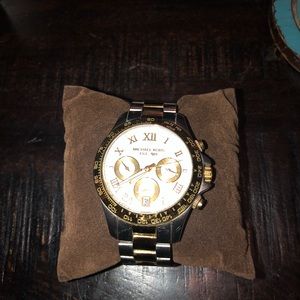 Two Tone Michael Kors Chronograph Watch